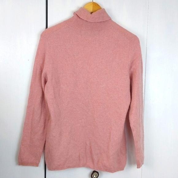 Charter Club Cashmere Dusty Pink Soft Neutral Preppy Sweater Sz.L - Picture 4 of 9